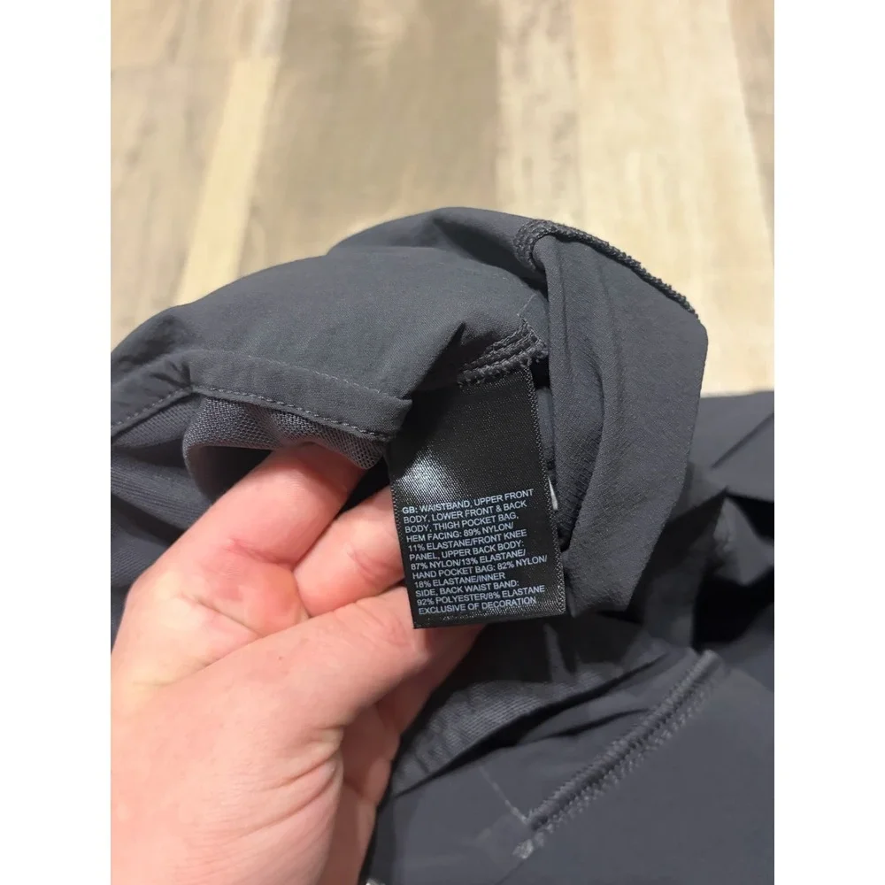 The North Face Mens 36 Progressor Pants Gray Technical Ripstop Outdoor Pockets